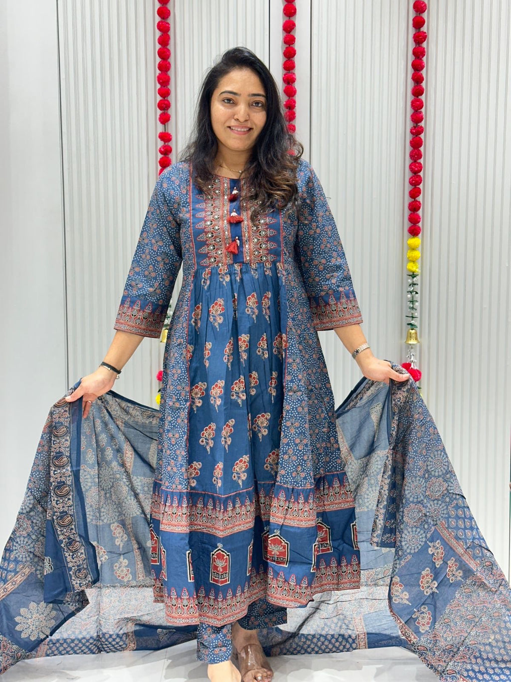Ajrakh Suit.