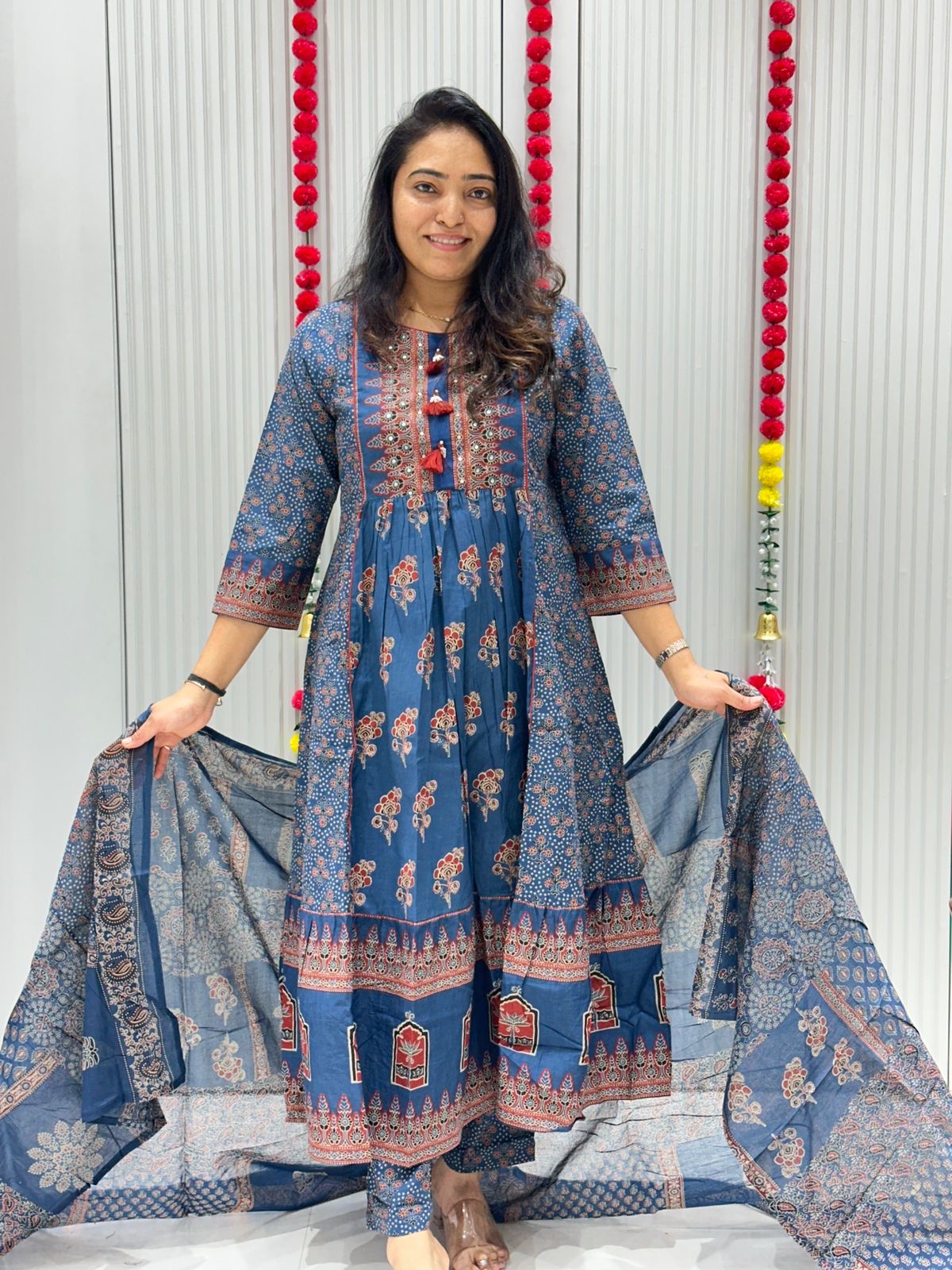Ajrakh Suit.
