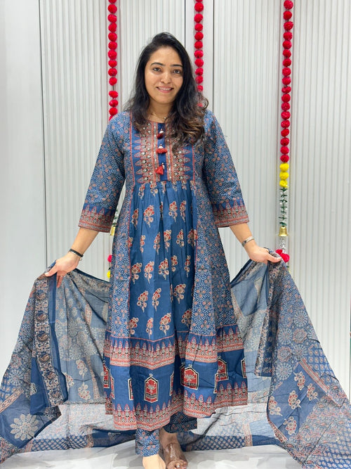 Ajrakh Suit.