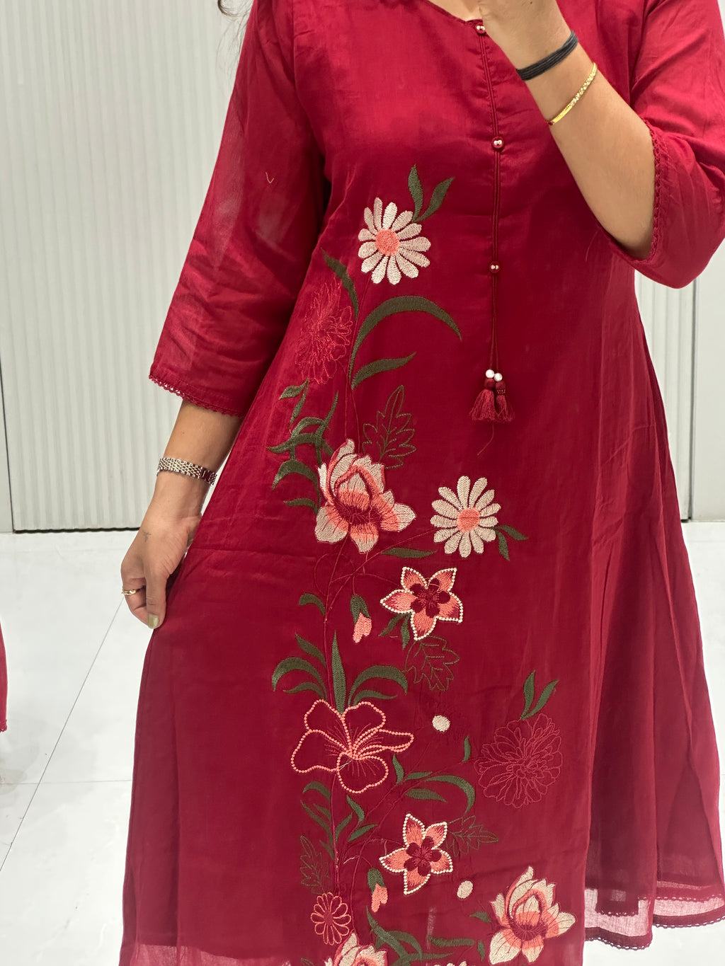 Premium mal cotton ALine dress