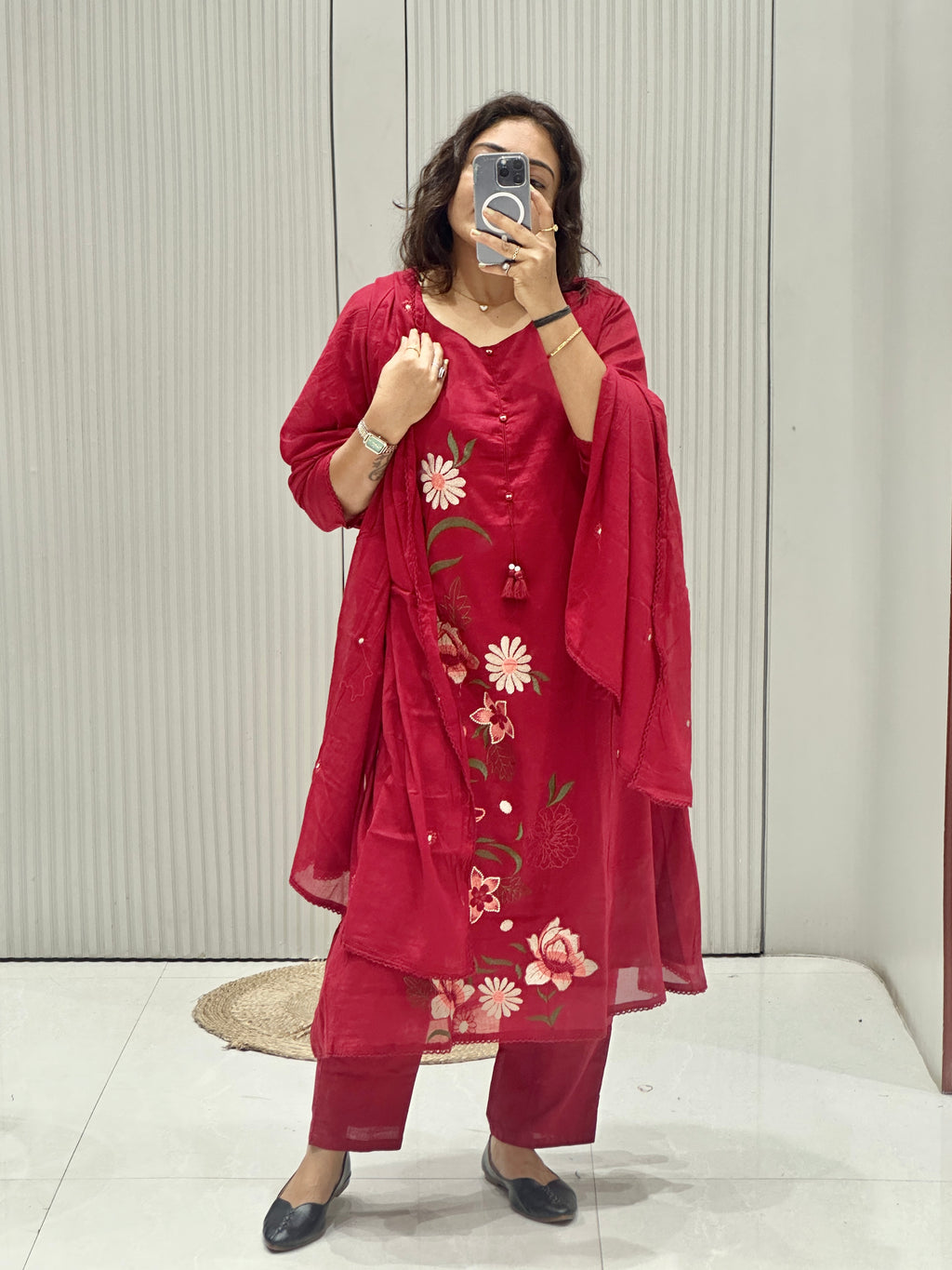 Premium mal cotton ALine dress