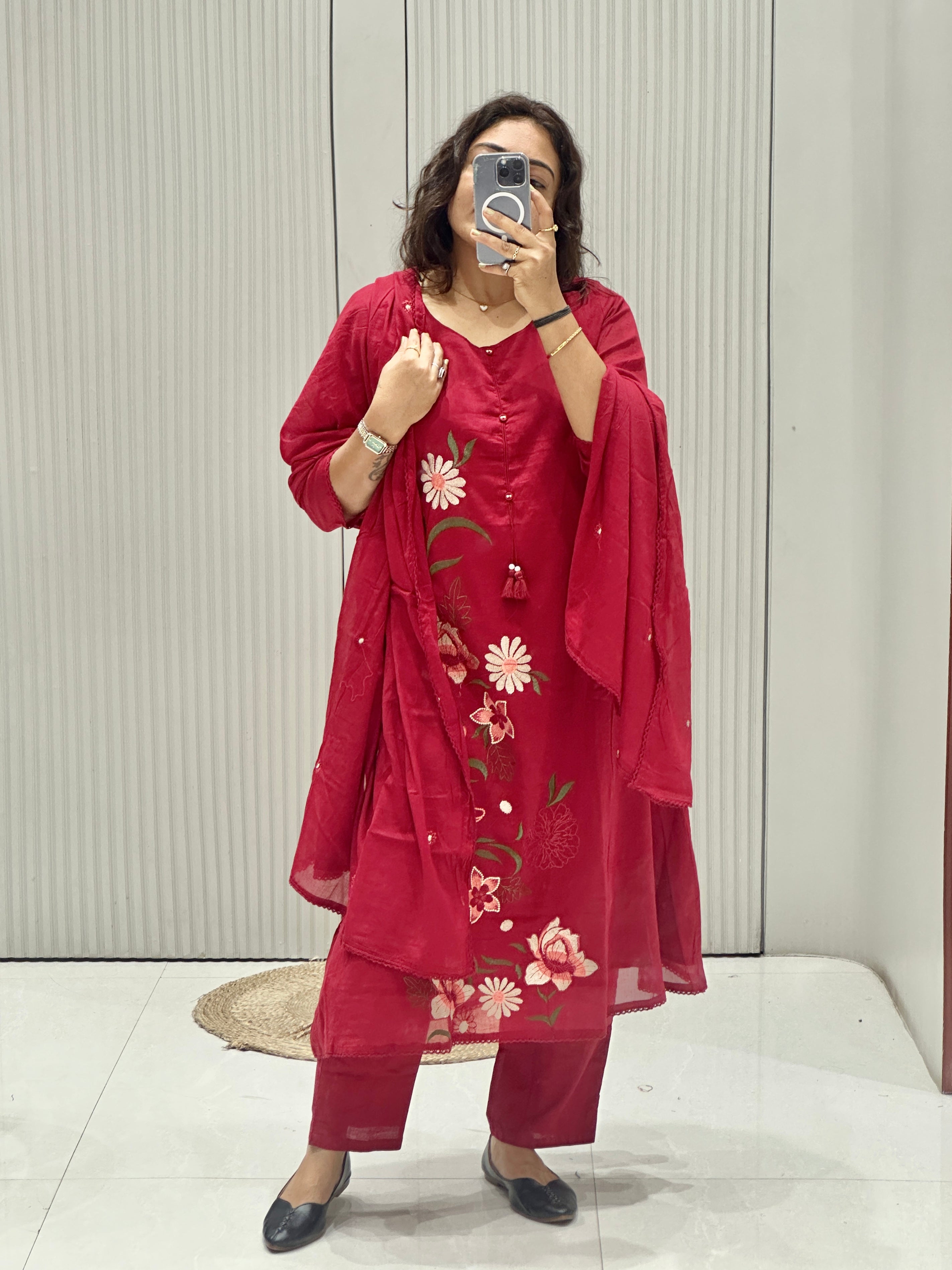 Premium mal cotton ALine dress