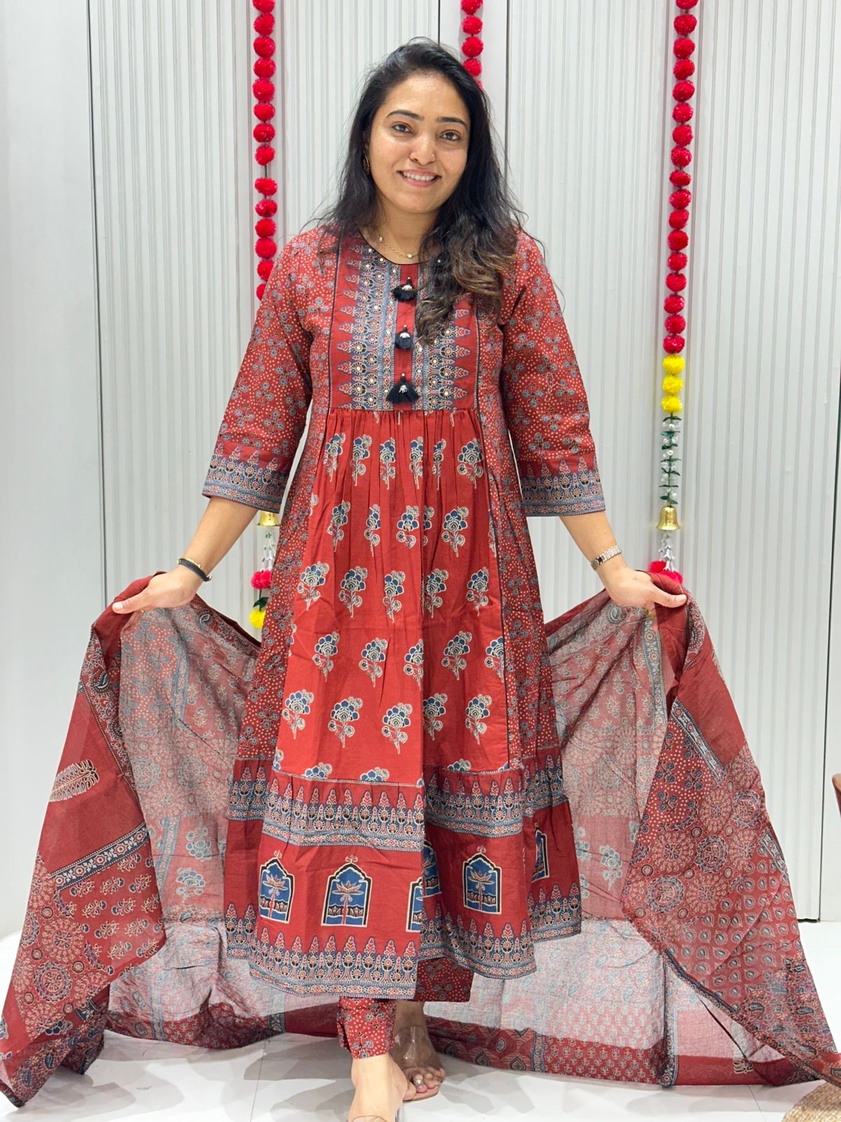 Ajrakh Suit.