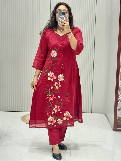 Premium mal cotton ALine dress