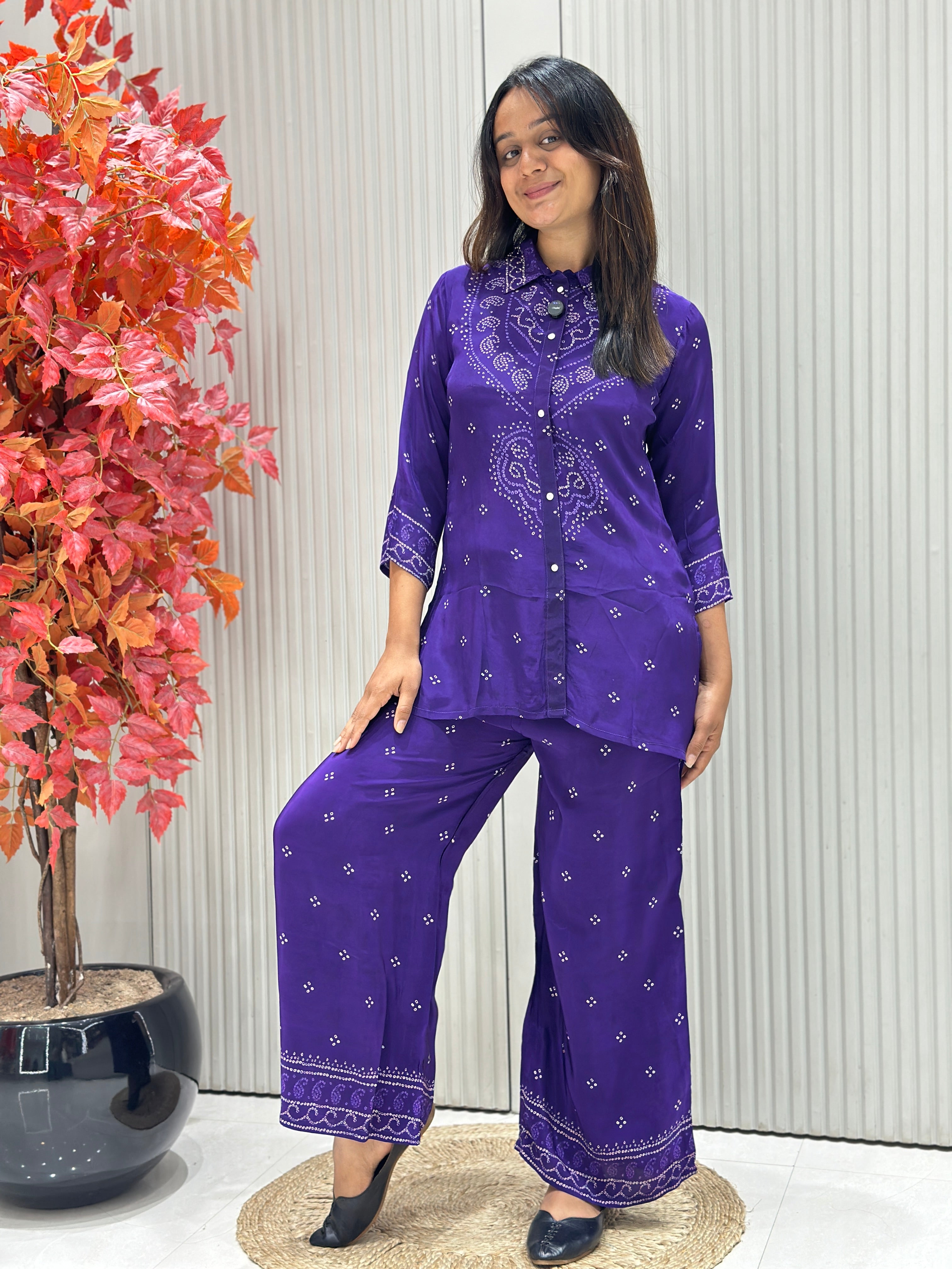 Pure Crepe Co-ord Set