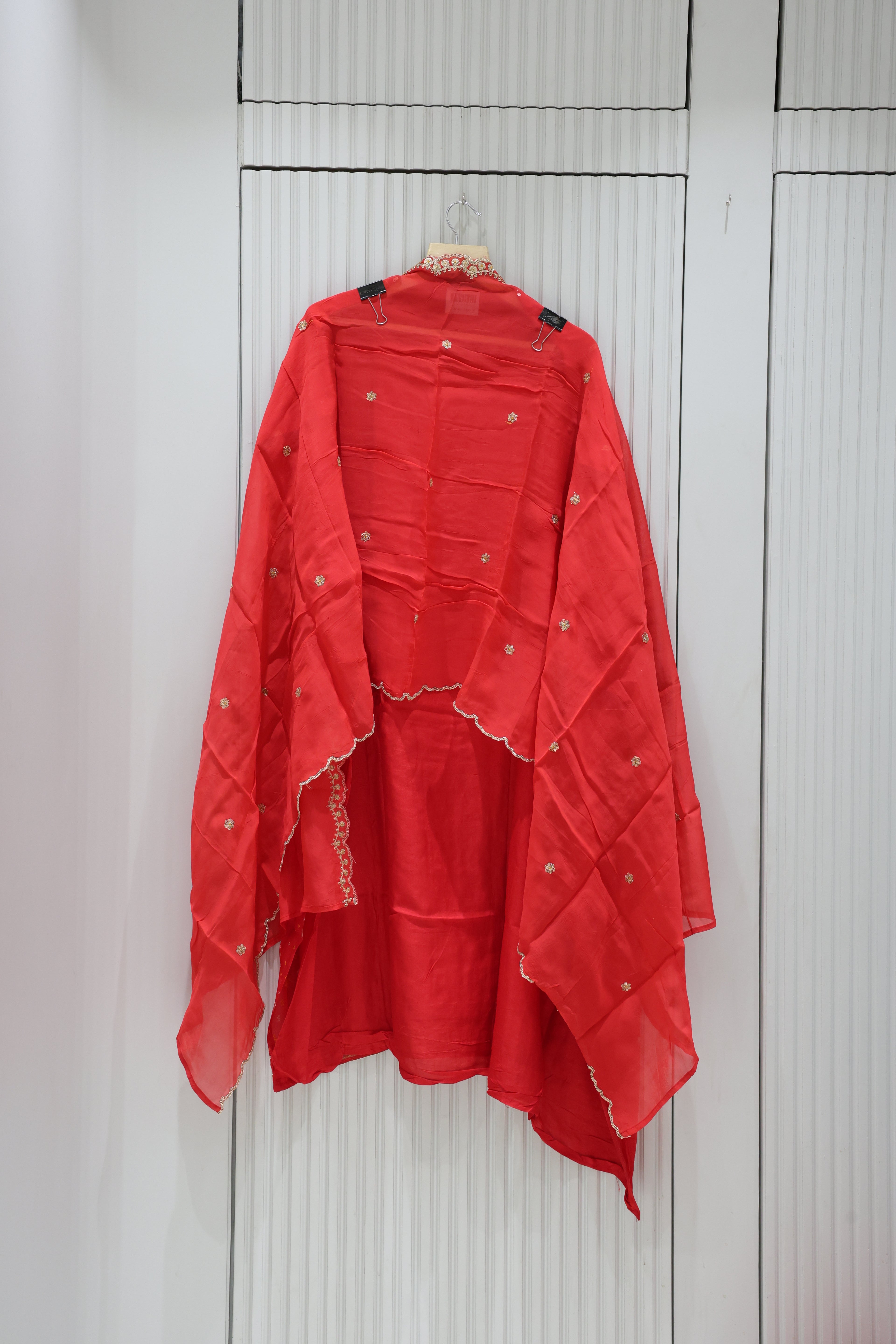 Premium Pure Georgette Unstitched Suit with Kashmiri Work & Dupatta
