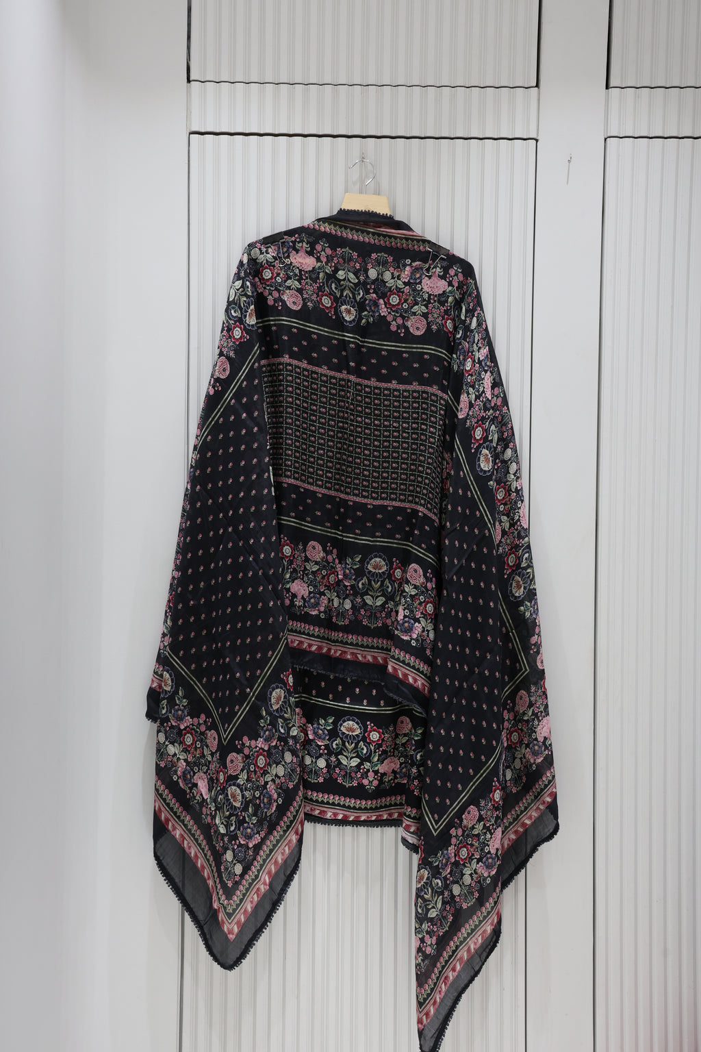 Premium Pure MASLIN Silk Unstitched Suit & Dupatta