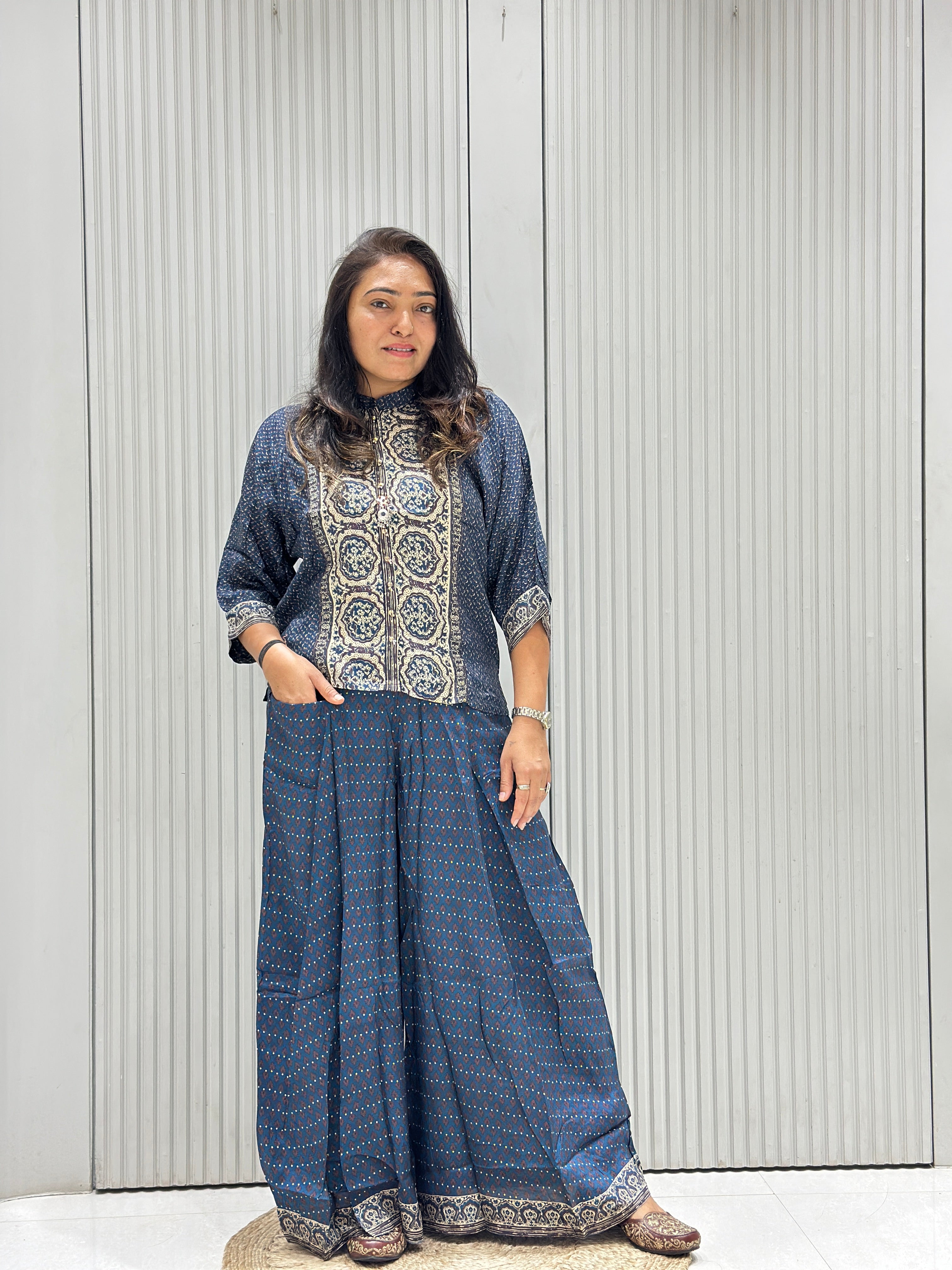 Pure Cotton Silk Digital Print Co-ord Set