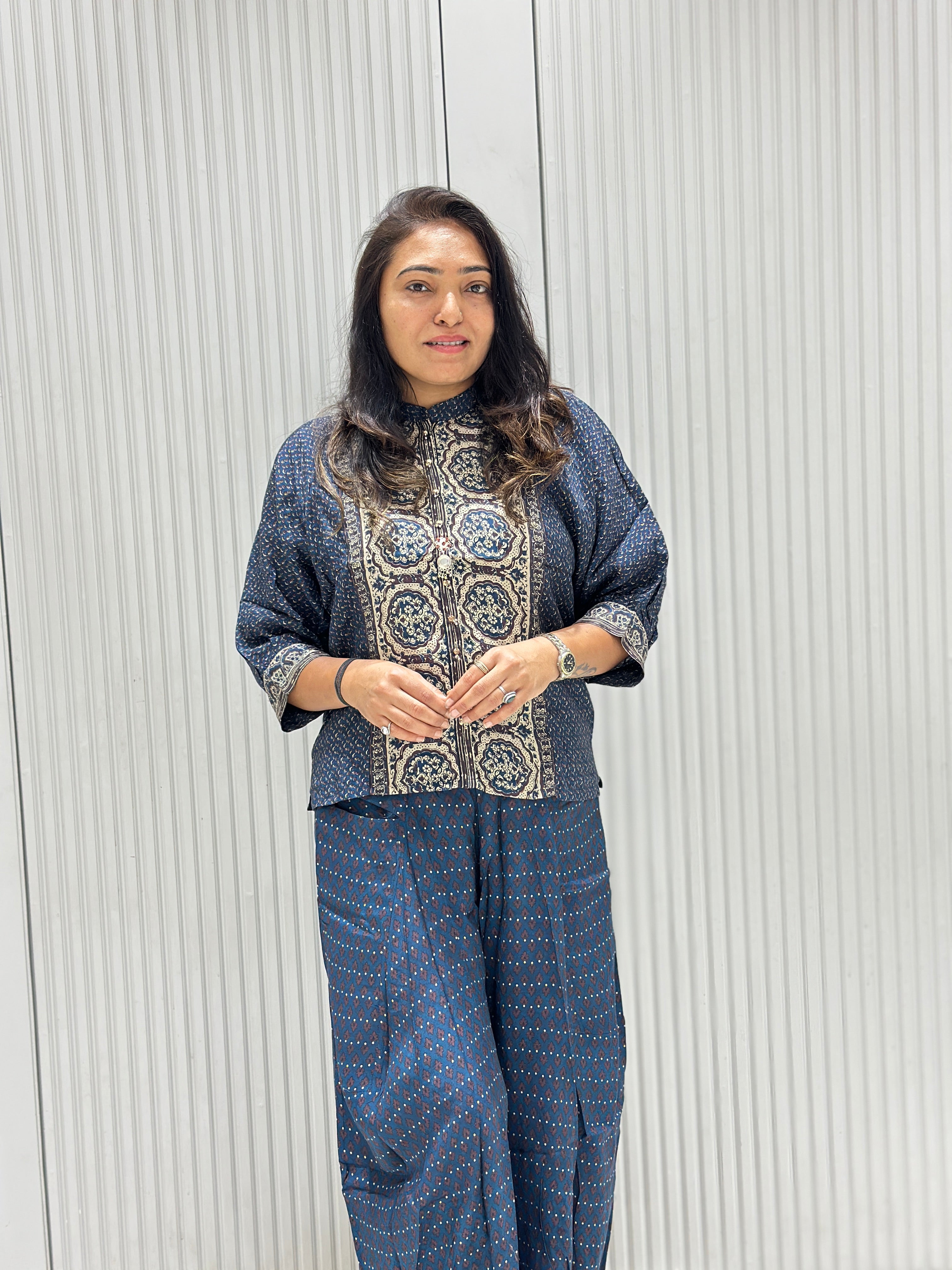 Pure Cotton Silk Digital Print Co-ord Set