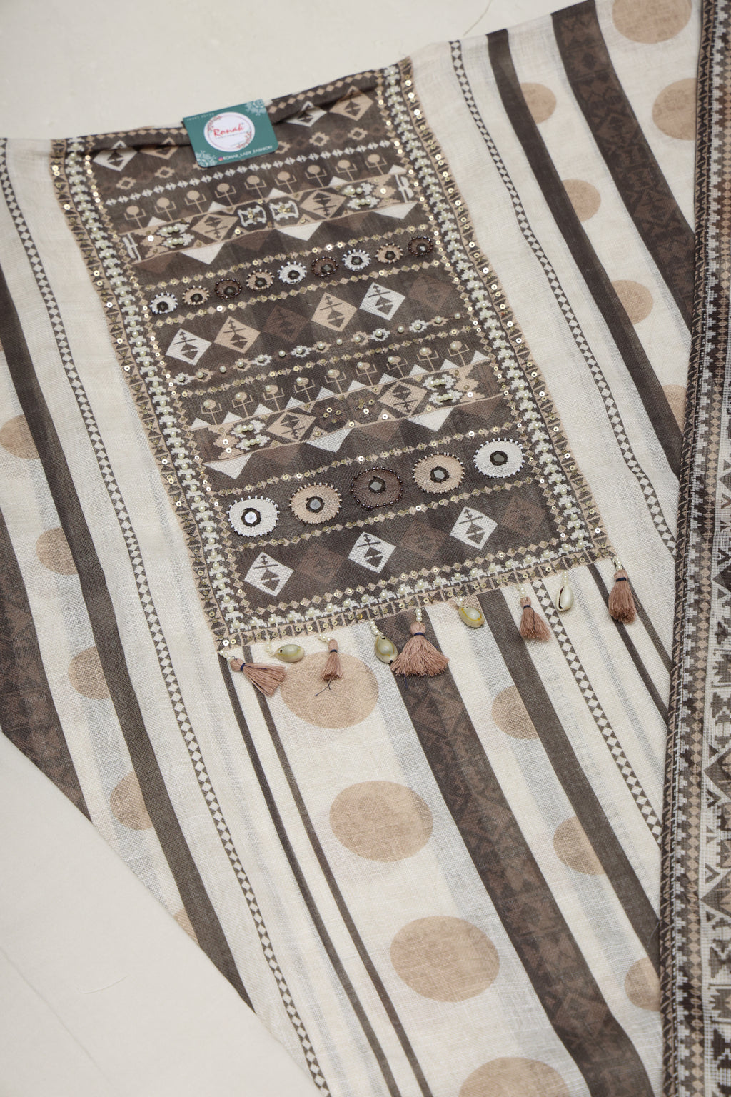 Premium Pure Linen Unstitched Suit & Dupatta