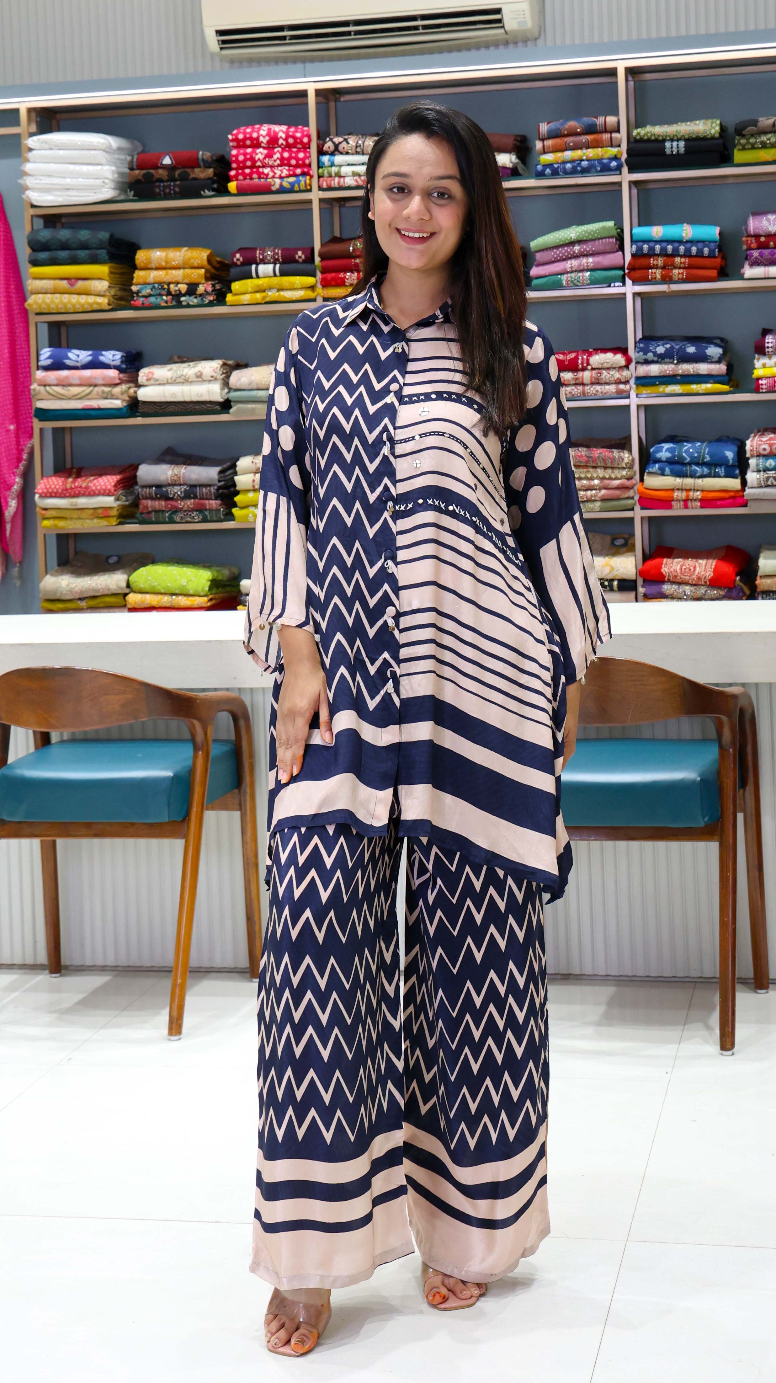 Pure Crepe Co-ord Set