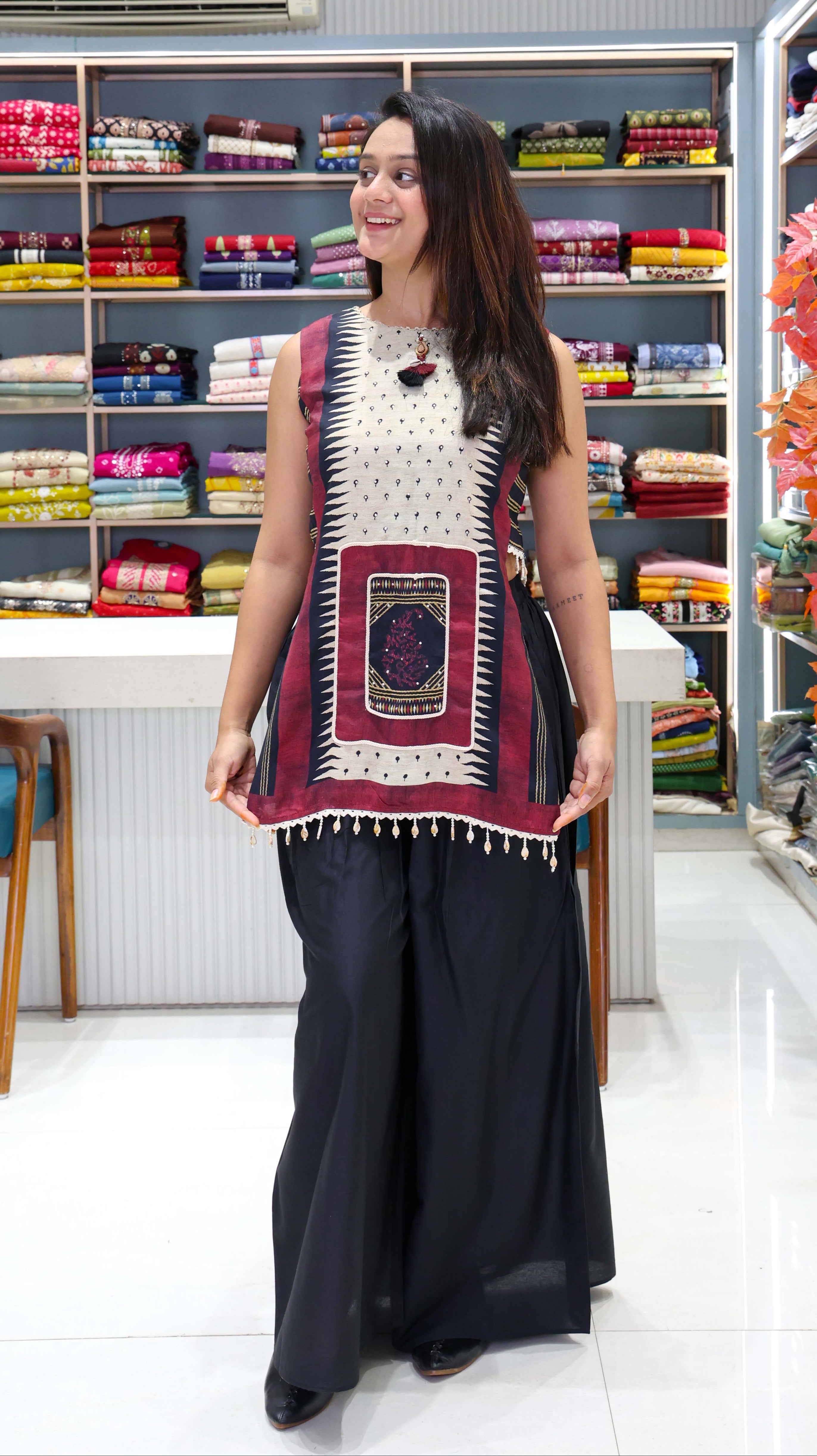 Pure Dola Silk Co-ord Set