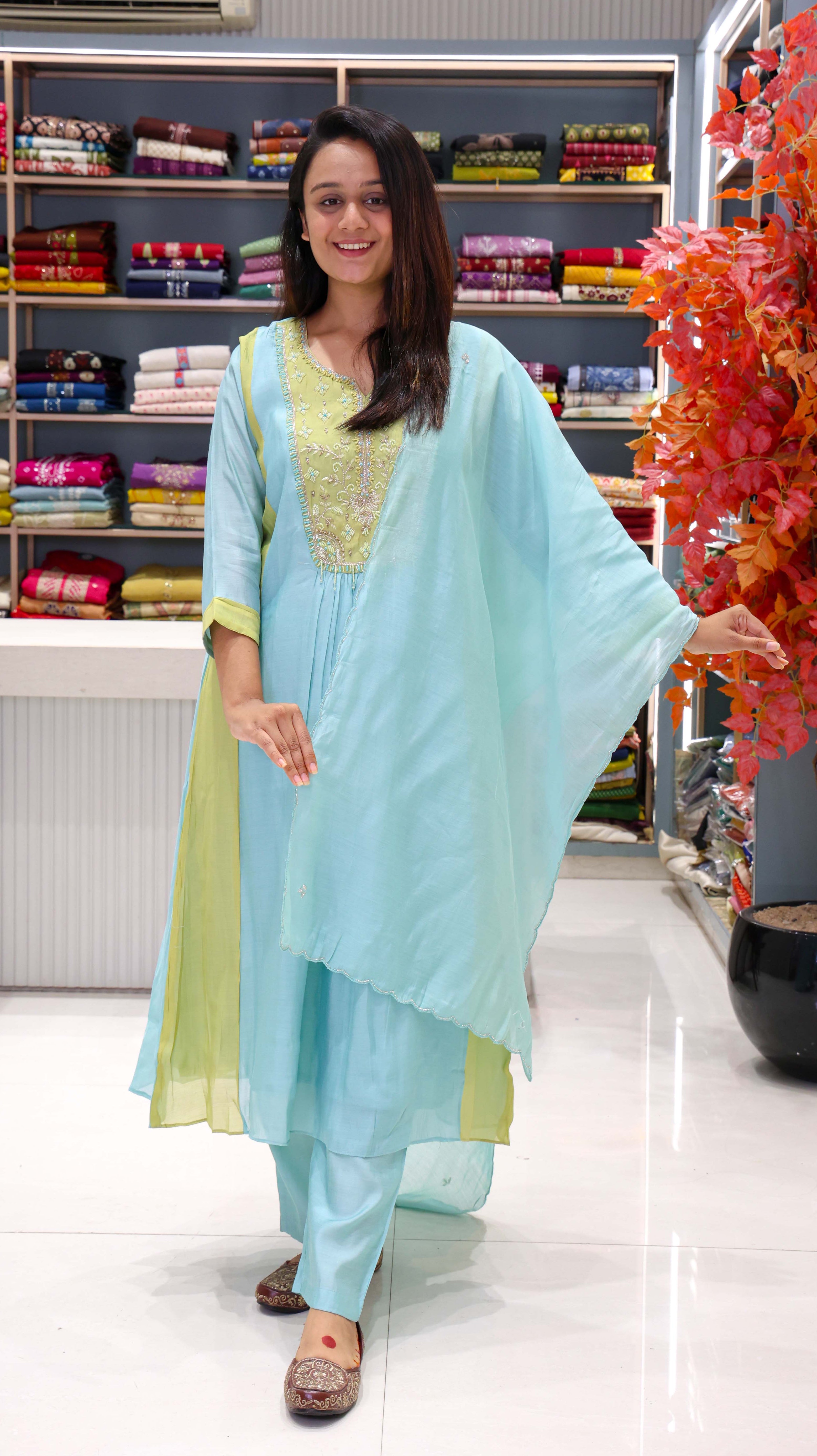 Pure Muslin Silk Dress