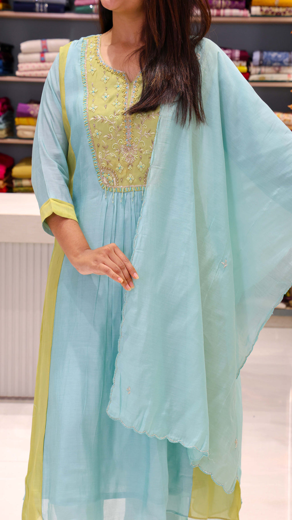Pure Muslin Silk Dress