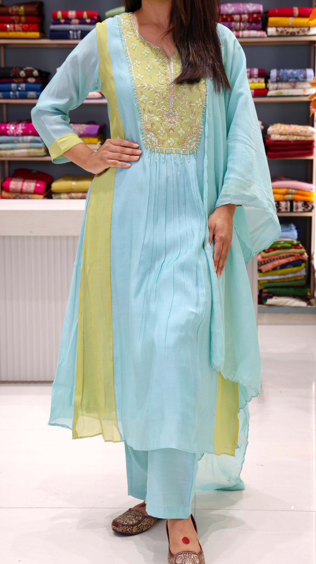Pure Muslin Silk Dress