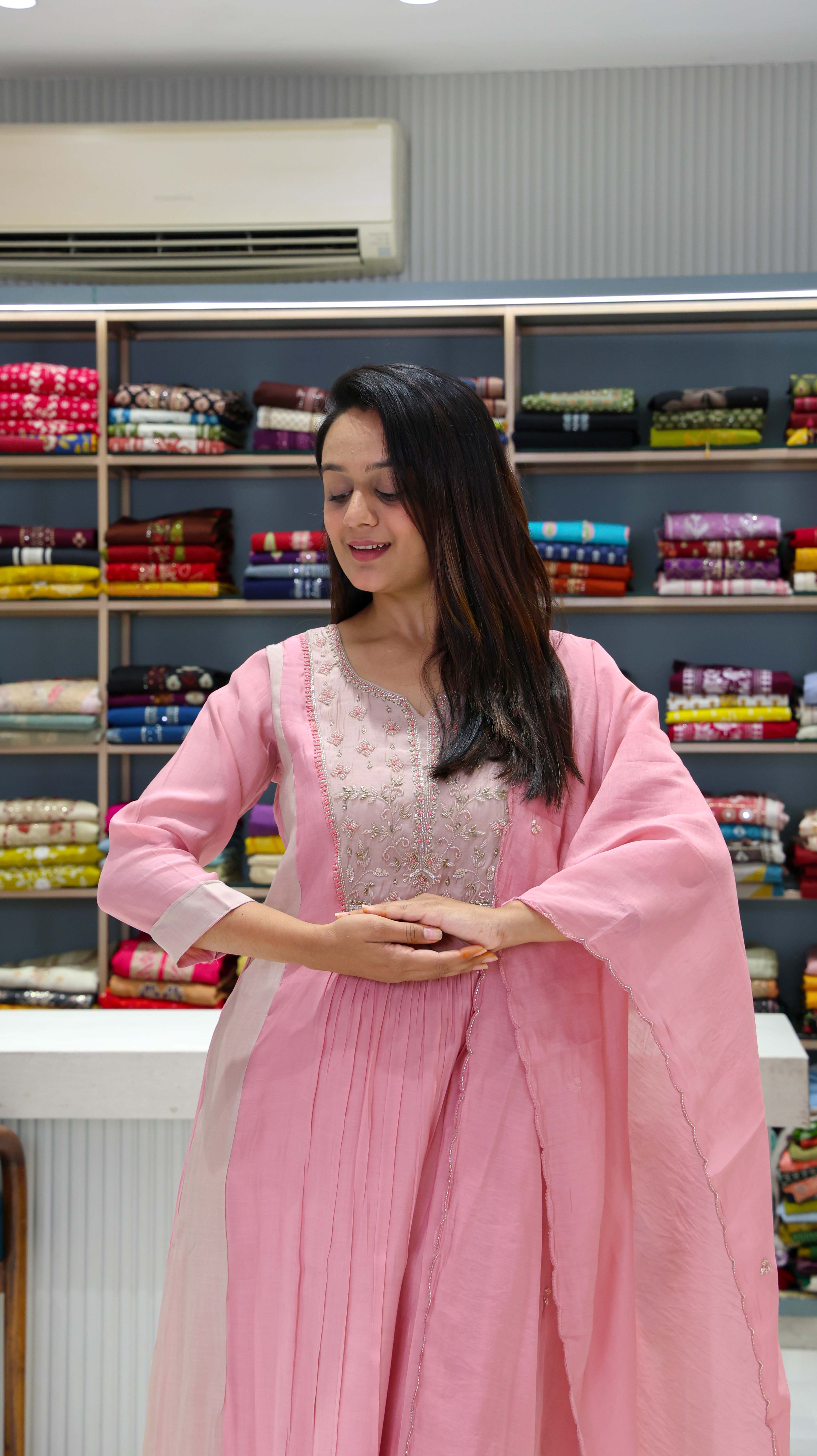 Pure Muslin Silk Dress