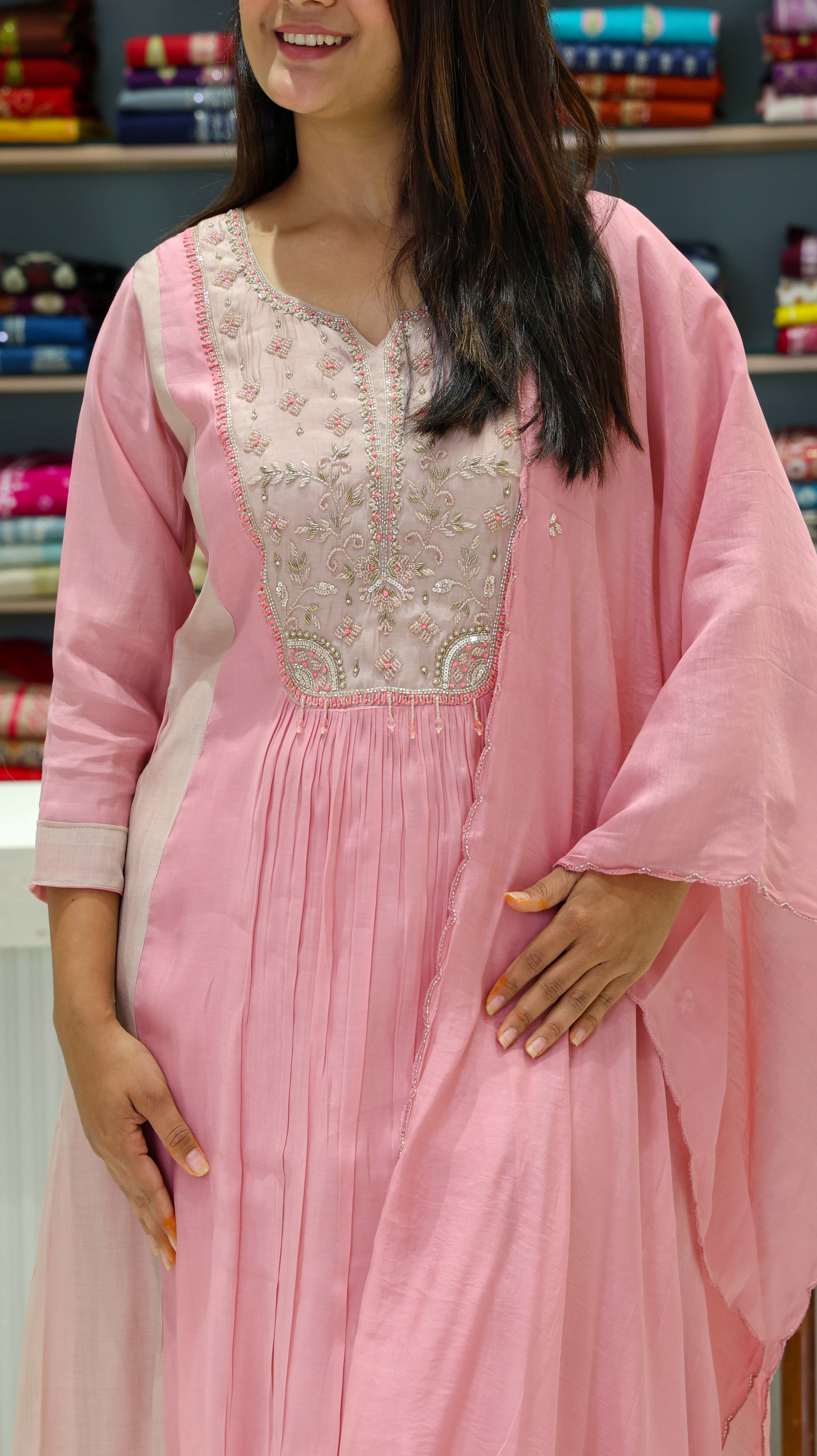 Pure Muslin Silk Dress