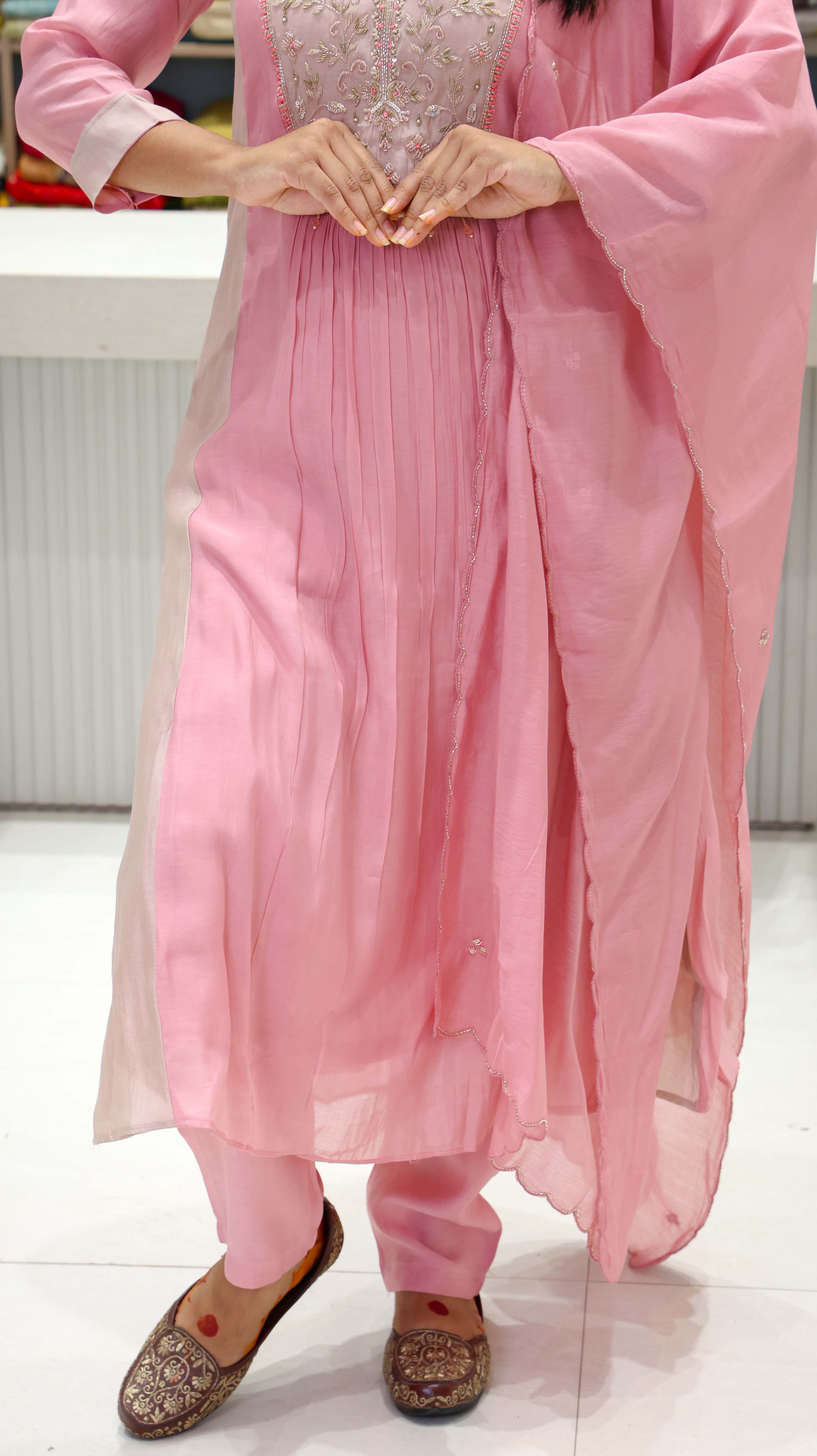Pure Muslin Silk Dress
