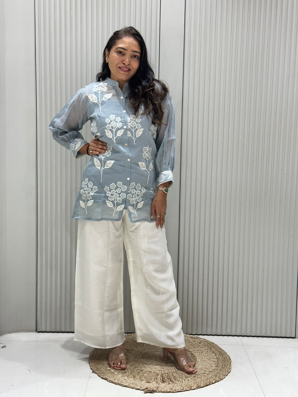 PREMIUM MUL CHANDERI CO-ORD SET.