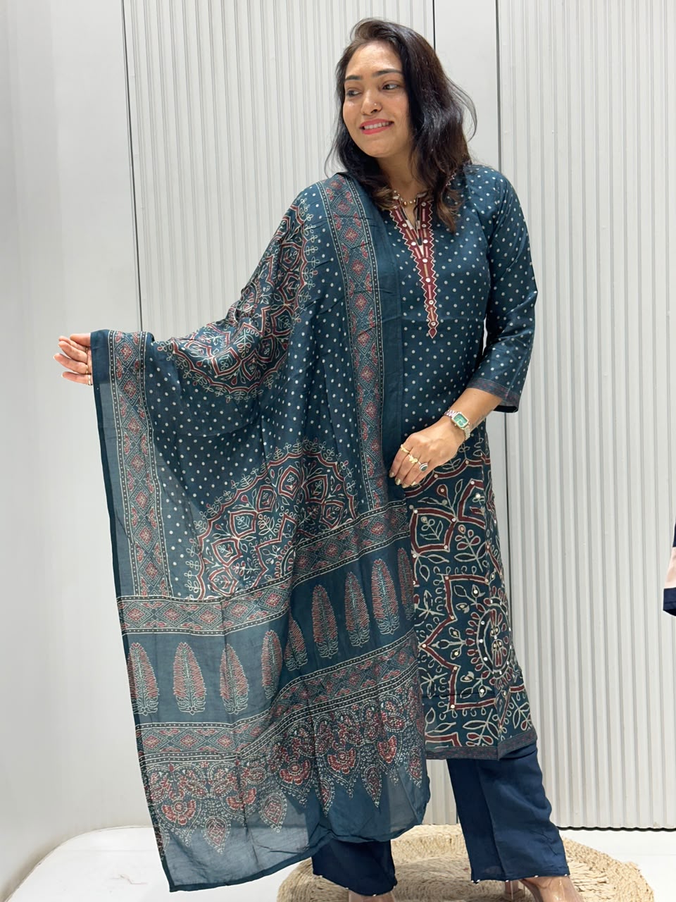 PREMIUM MASLIN SILK SUITS.