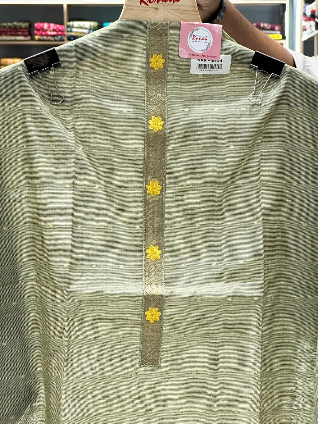 SOUTH chanderi silk unstich suits.