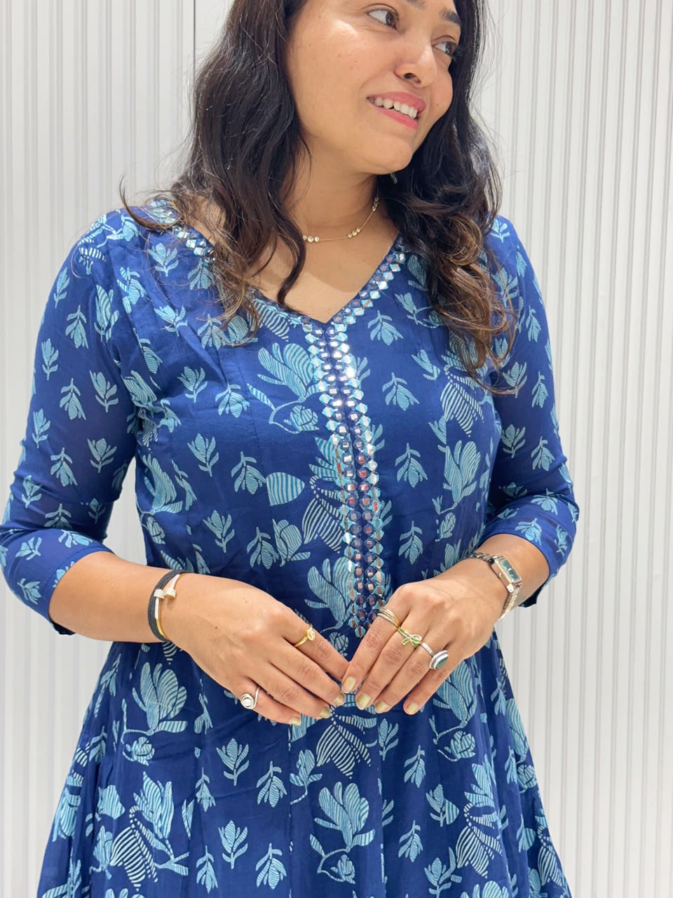 PREMIUM MUL COTTON ANARKALI SUIT.