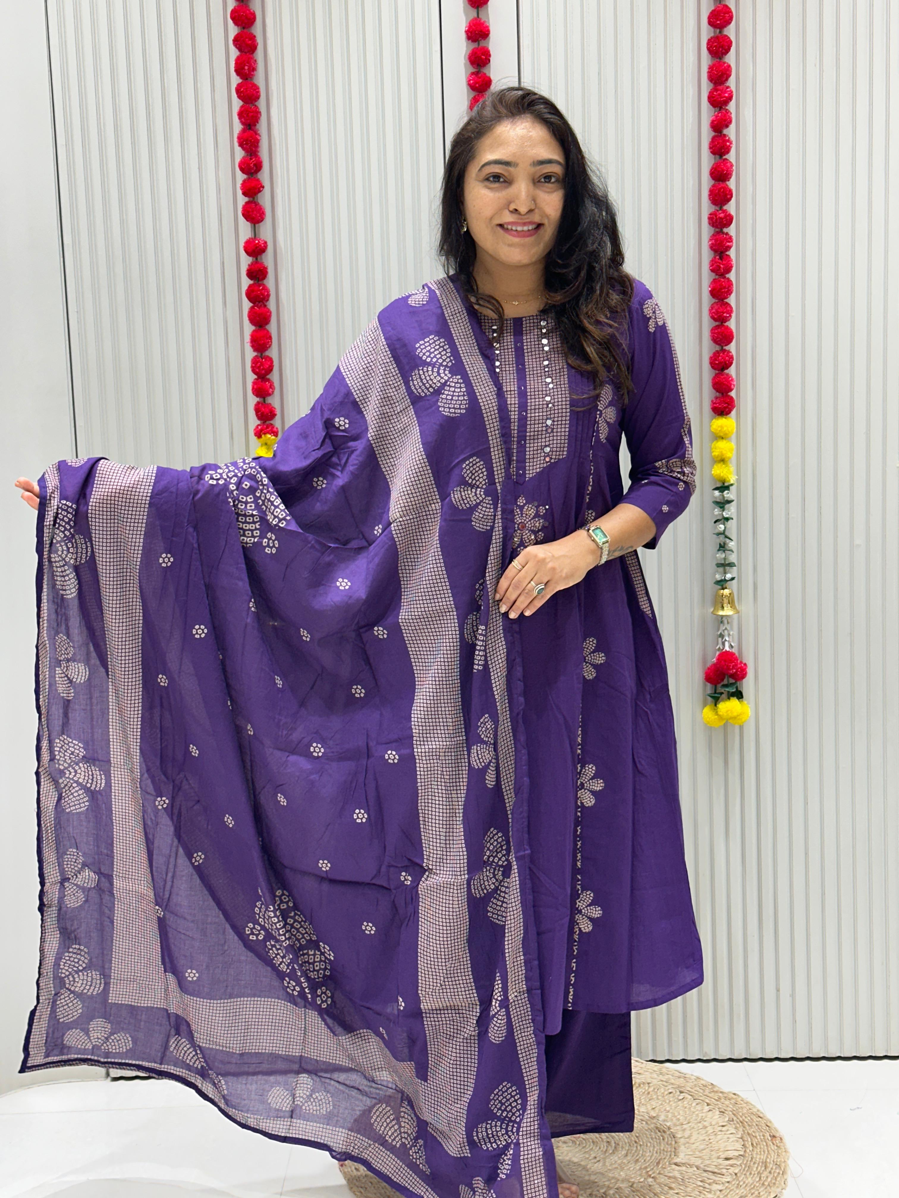 Bandhej suits.