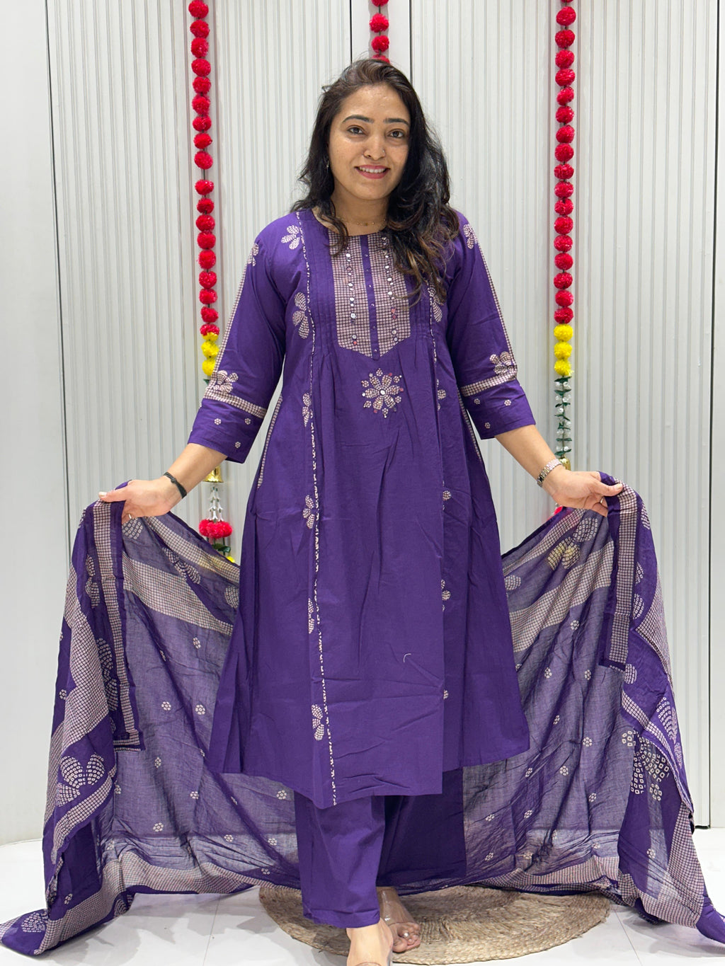 Bandhej suits.
