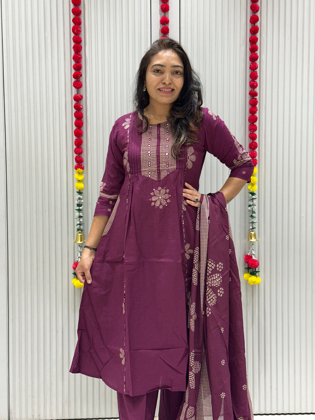 Bandhej suits.