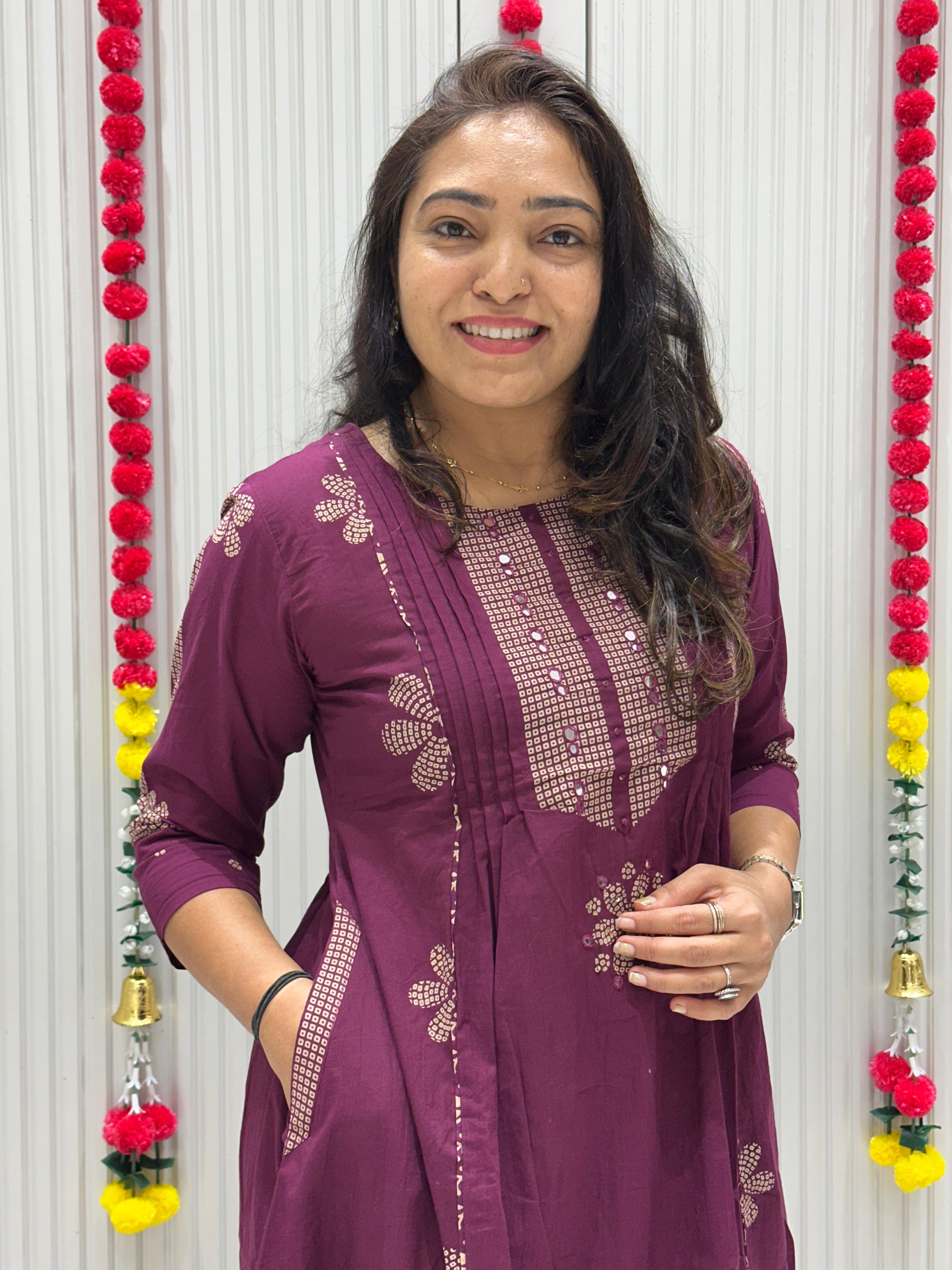 Bandhej suits.