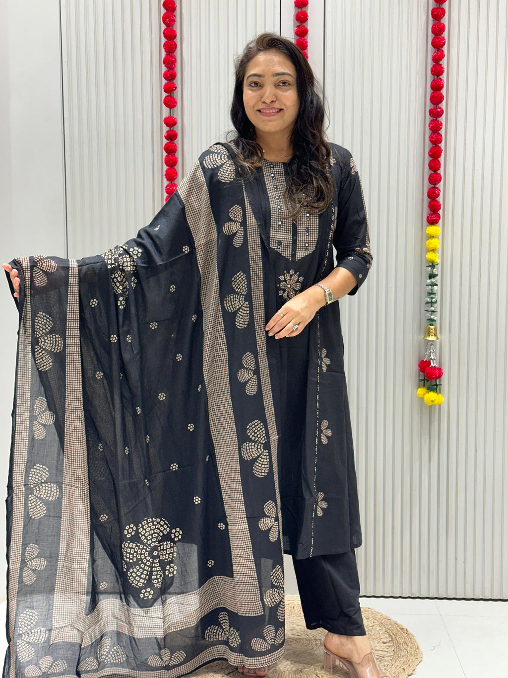 Bandhej suits.