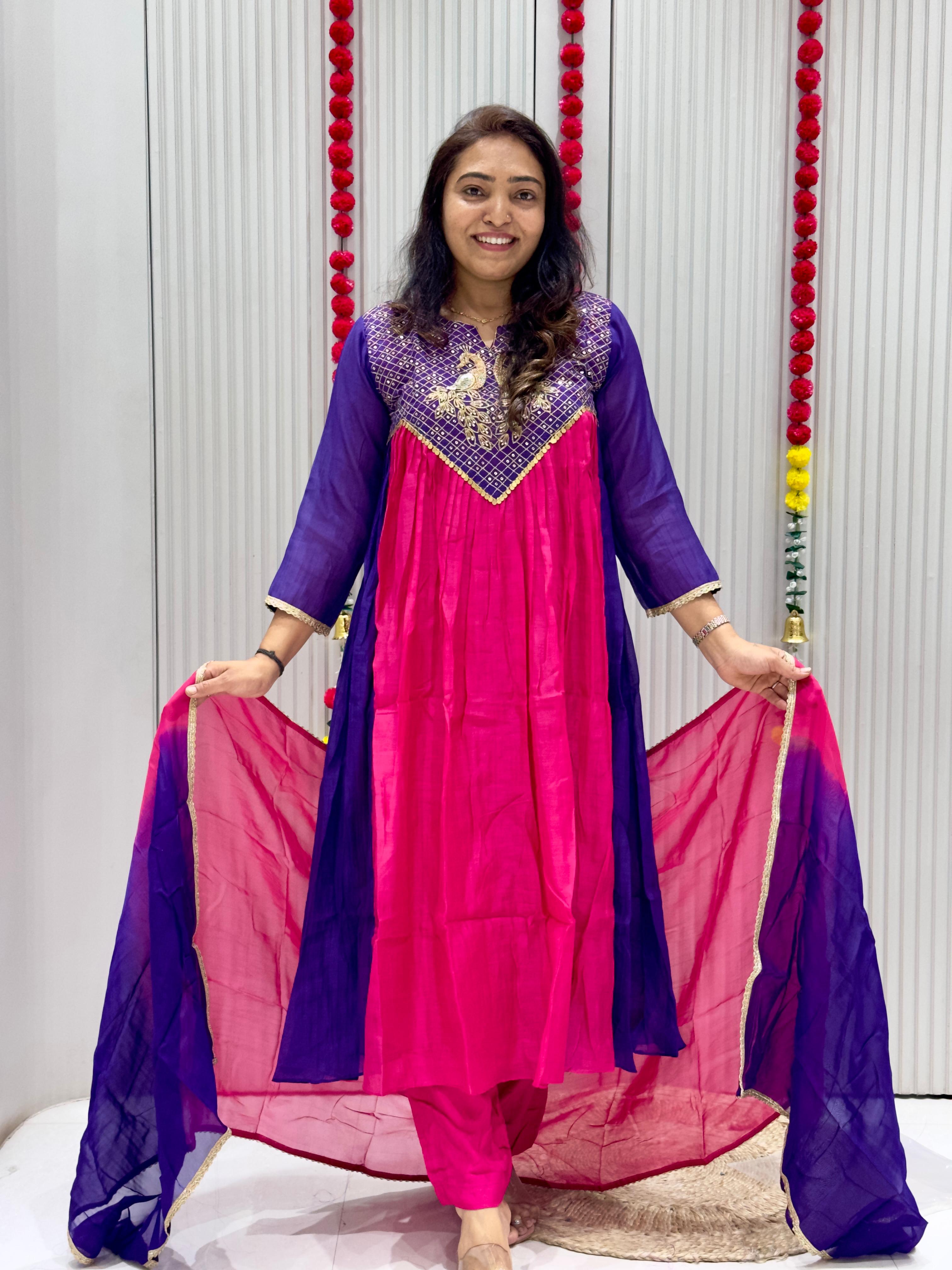 Mal Chanderi Suit.