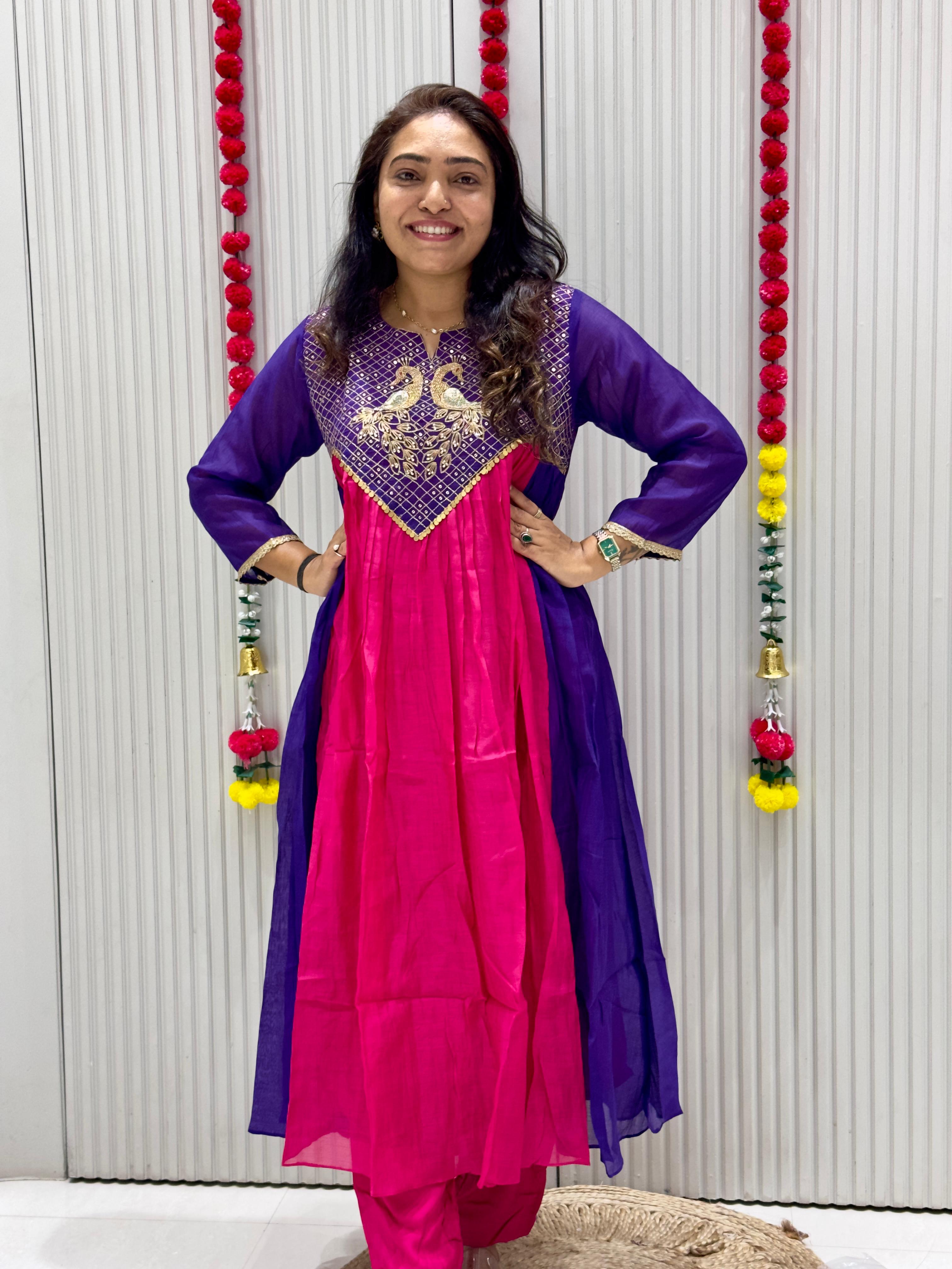 Mal Chanderi Suit.