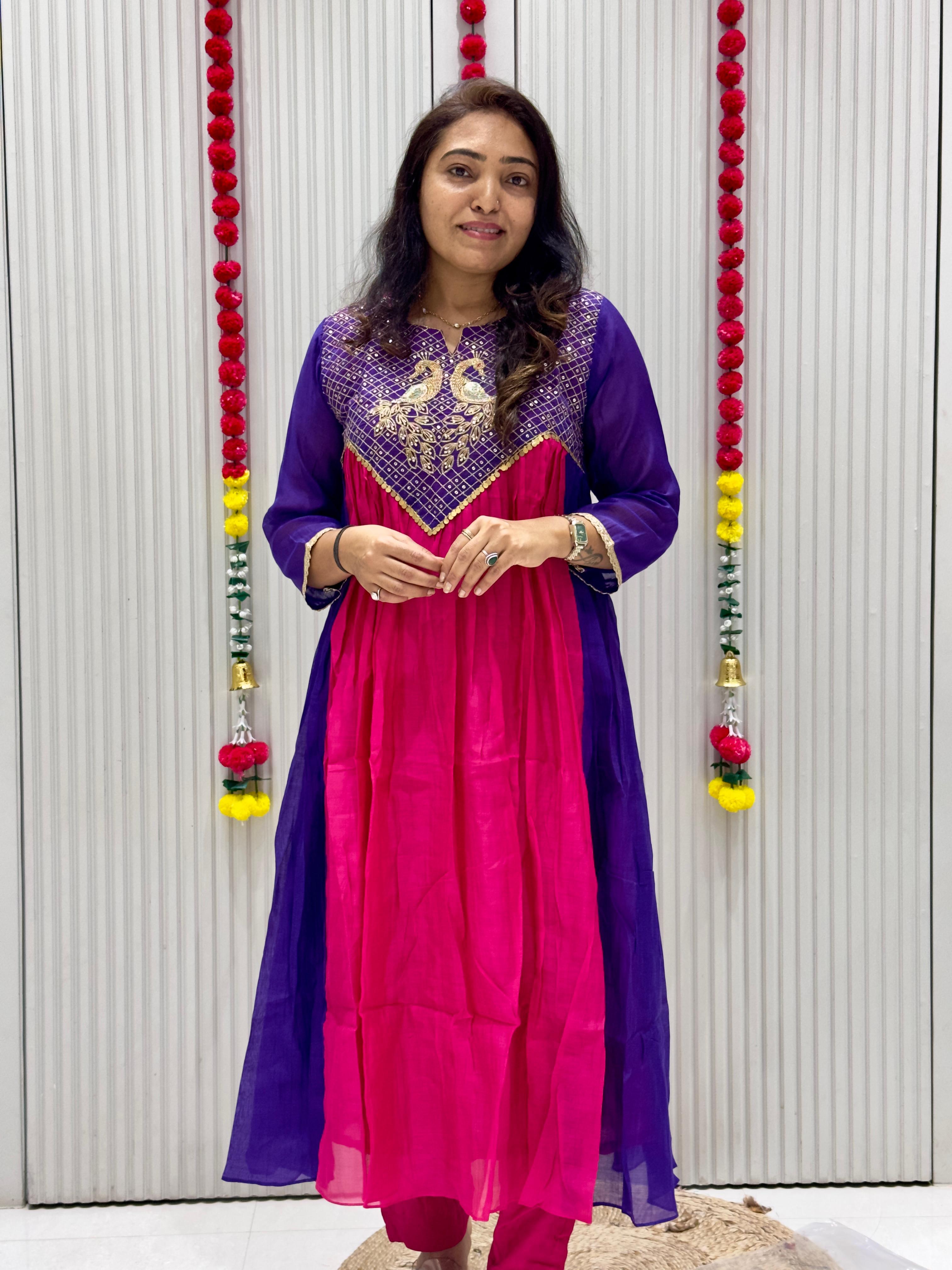 Mal Chanderi Suit.